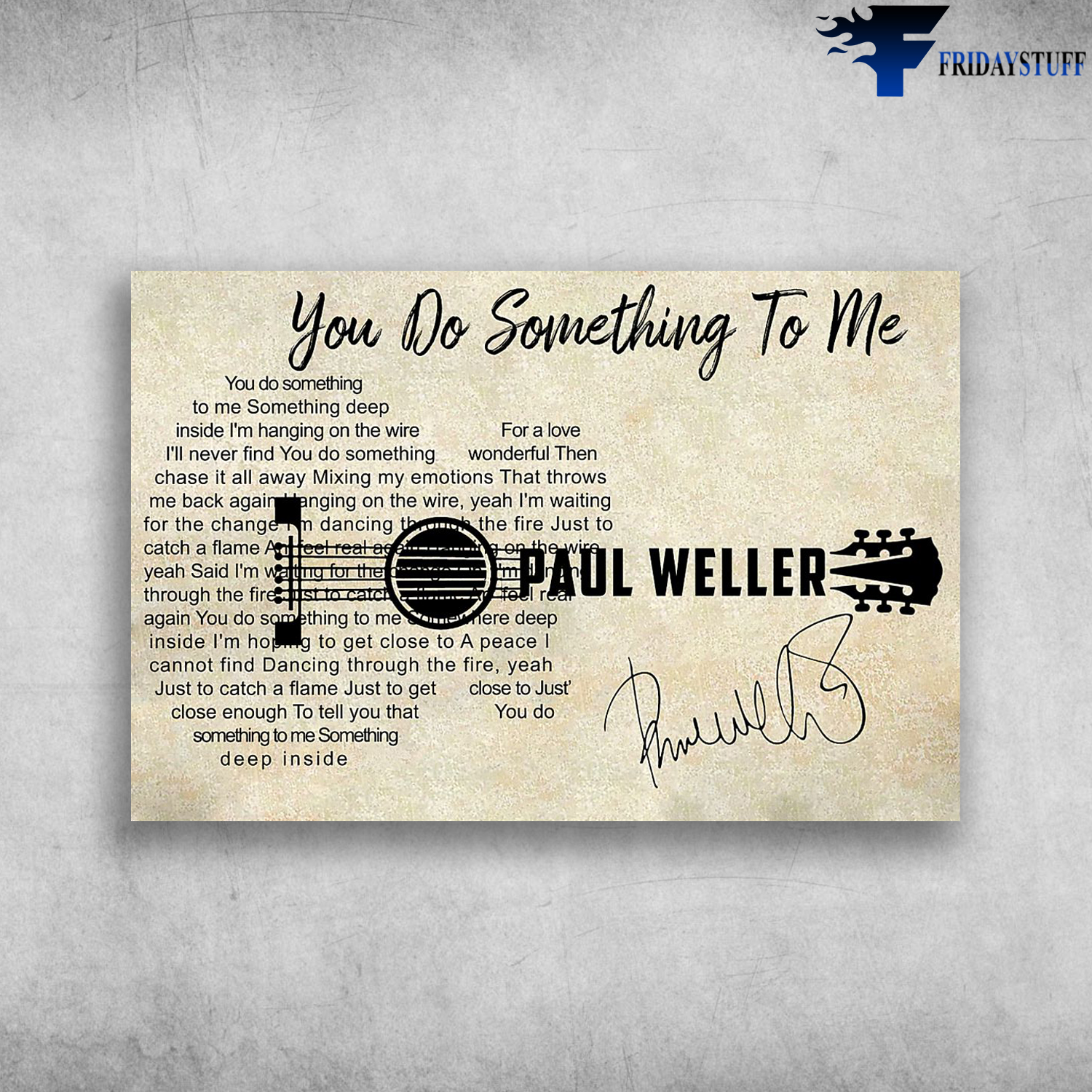 You Do Something To Me Something Deep Inside Paul Weller
