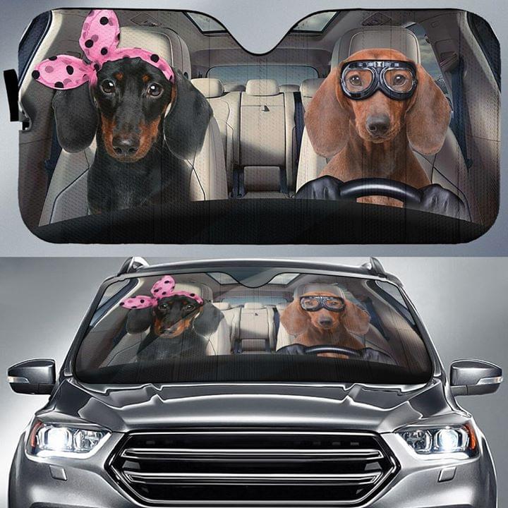 Funny Dachshund - Couple Dachshund Driver Gift For Dachshund Lovers