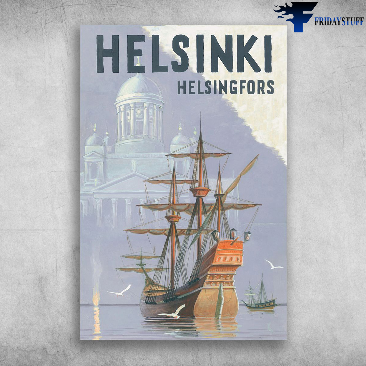 Helsinki Helsingfors Full Rigged Pinnace The Sailing Ship