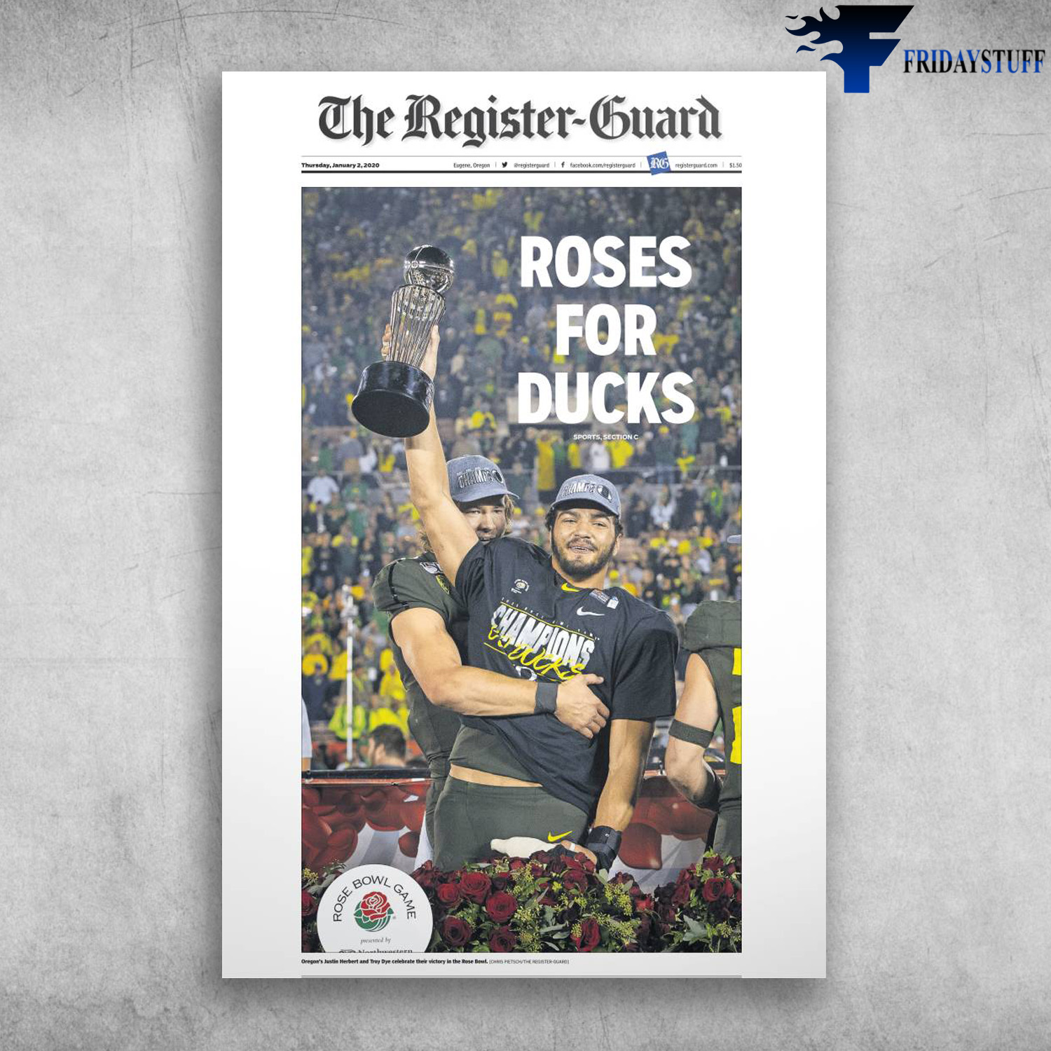 The Register Guard Roses For Ducks Sports Section C