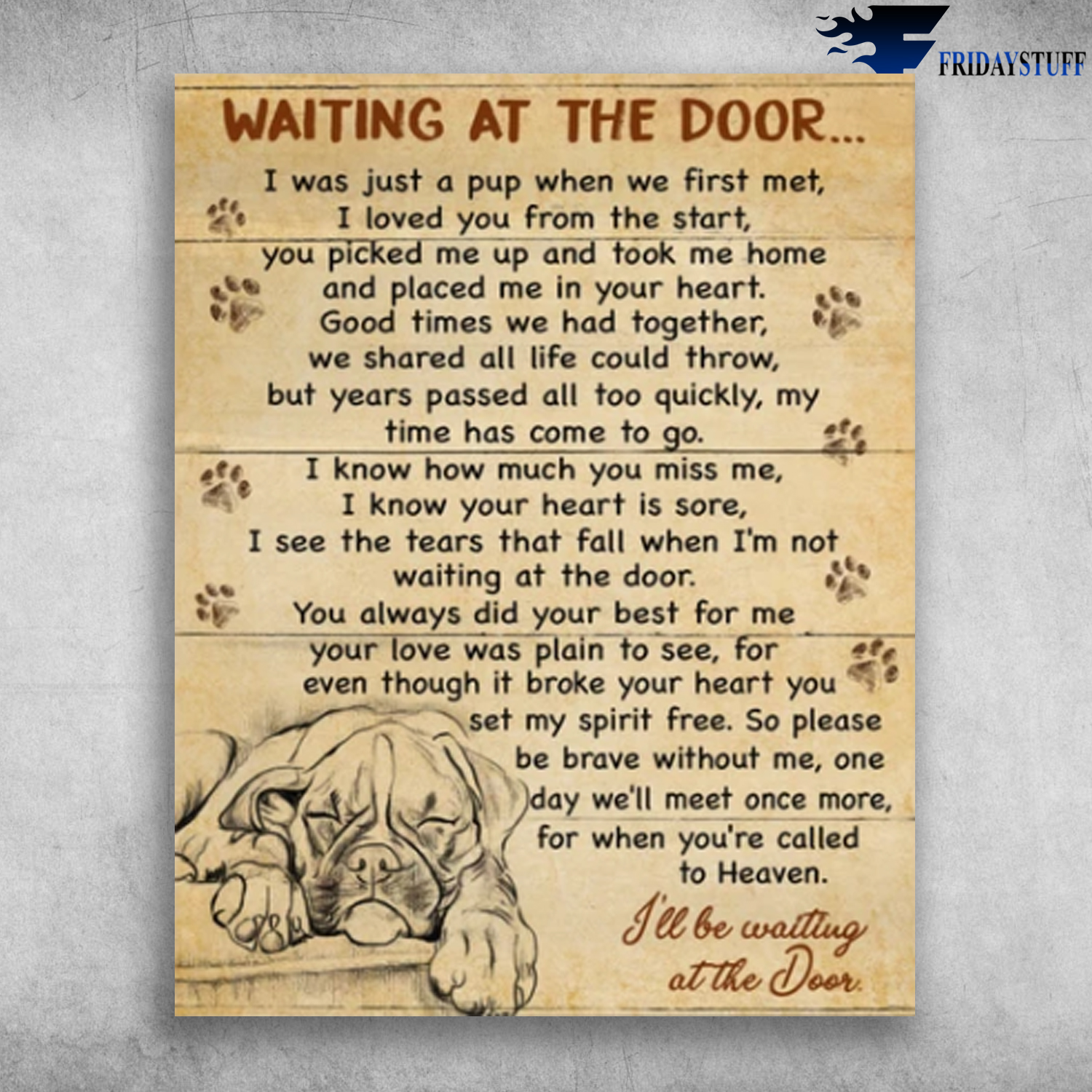 Waiting At The Door You Always Did Your Best For Me Olde English Bulldogge