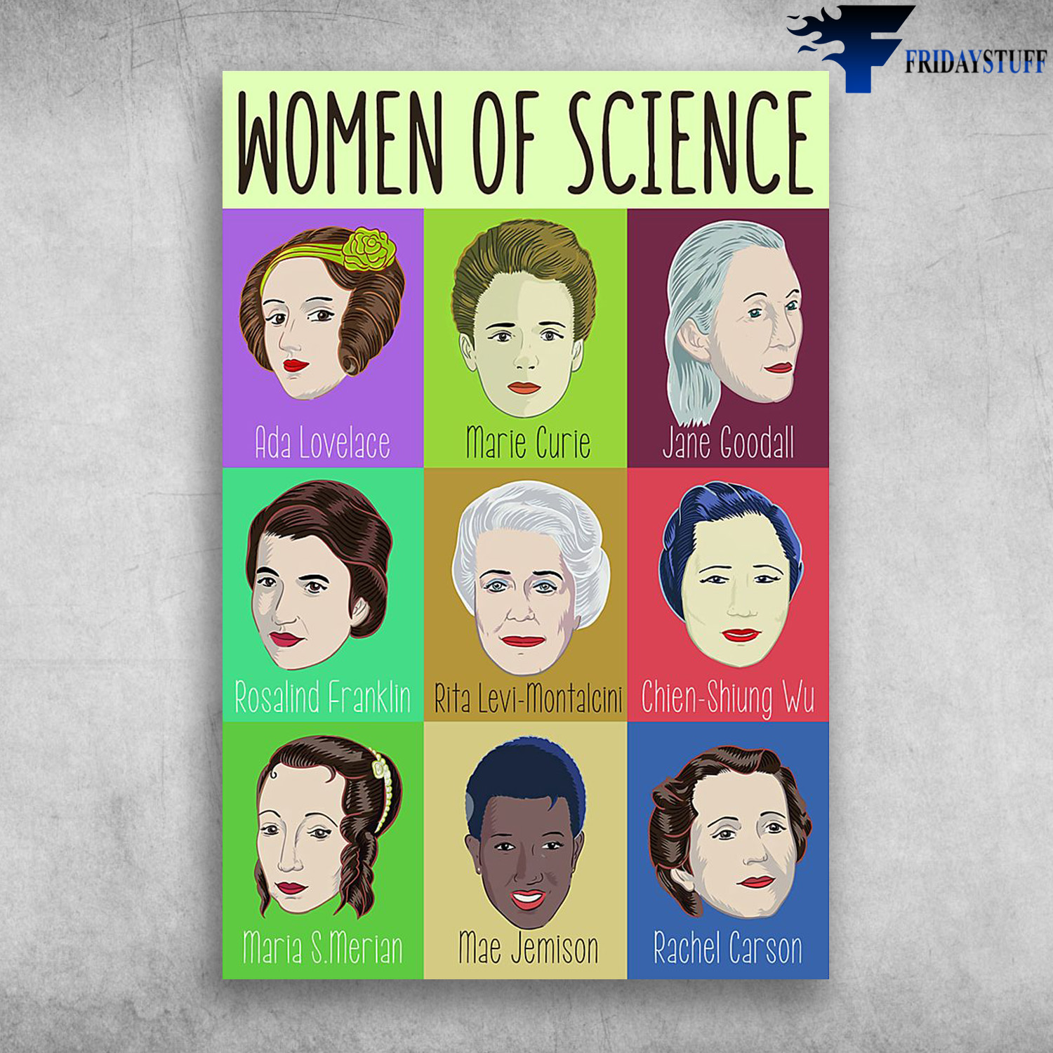 Women Of Science Ada Lovelace Marie Curie Jane Goodall