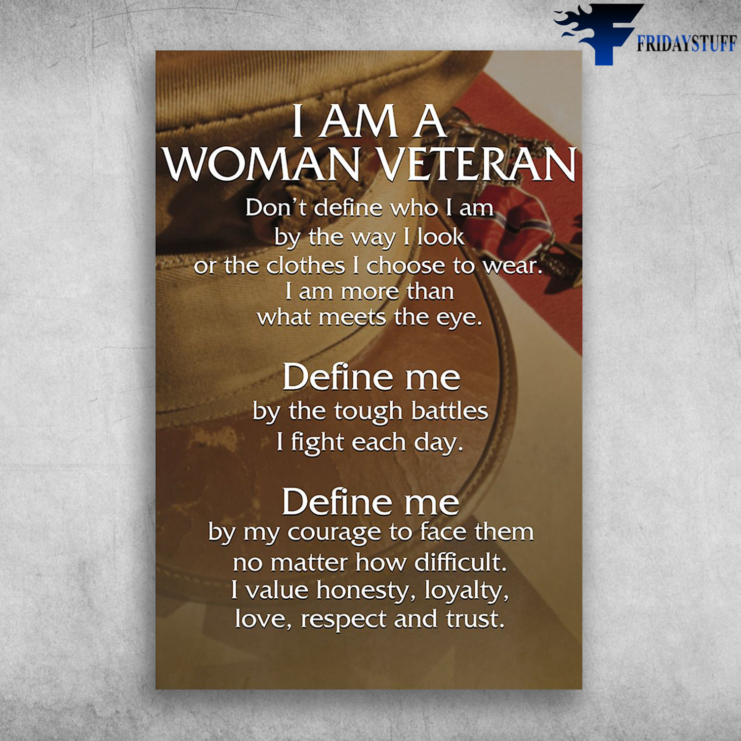 I Am A Woman Veteran Define Me By The Tough Battles I Fight Each Day