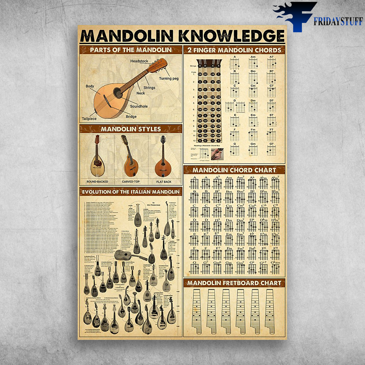 Mandolin Knowledge Parts Of The Mandolin Two Finger Mandolin Chords
