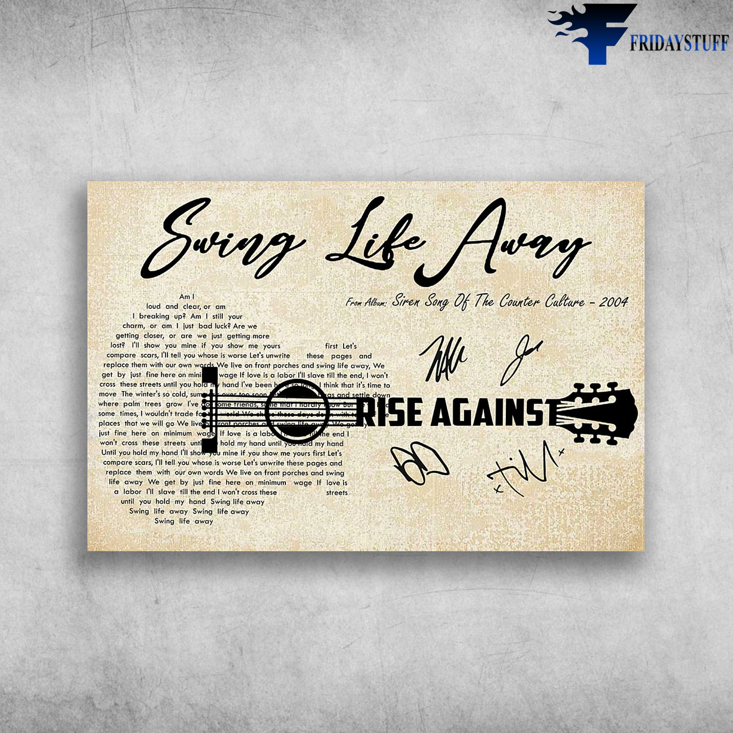 Swing Life Away From Album Siren Song Of The Counter Culture 2004 Rise Against