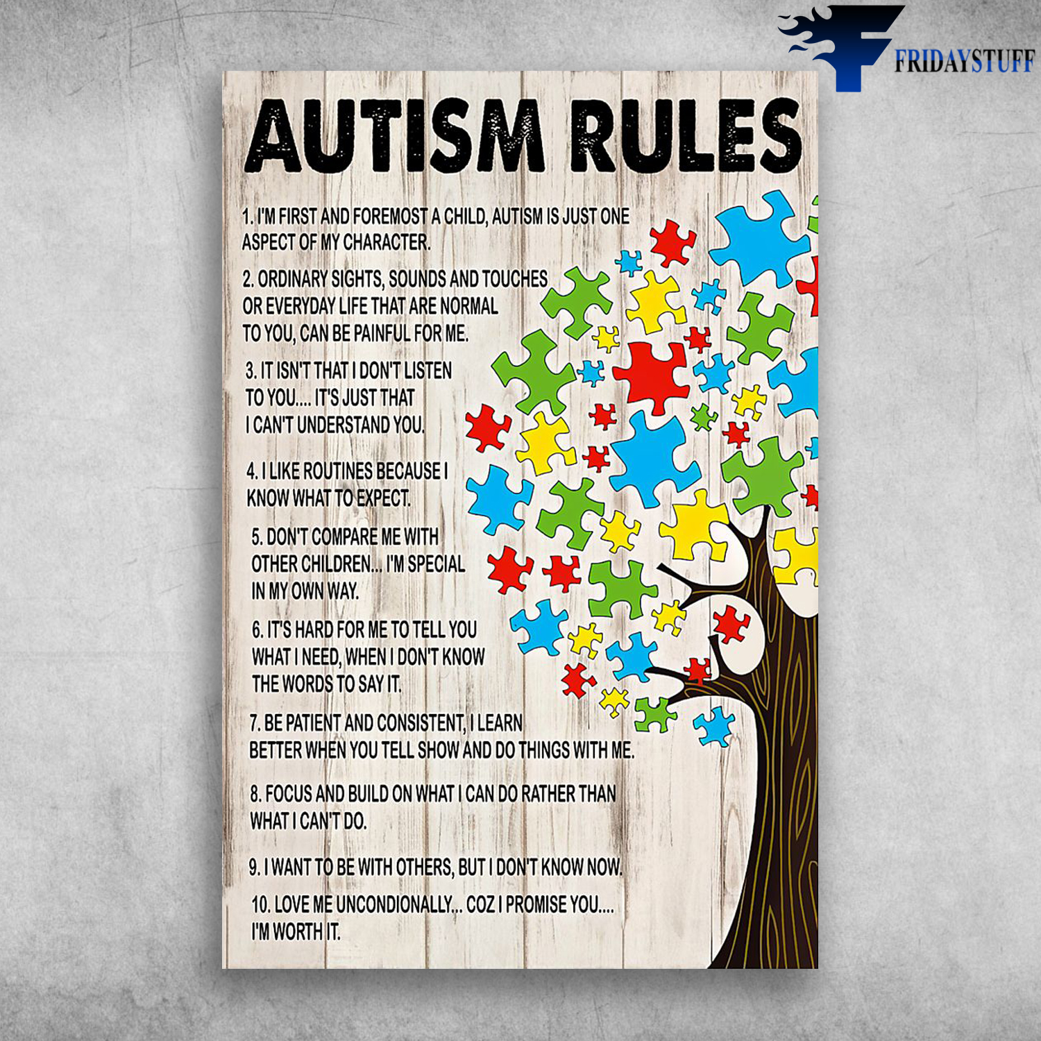 Autism Rules I'm First And Foremost A Child Autism Is Just One