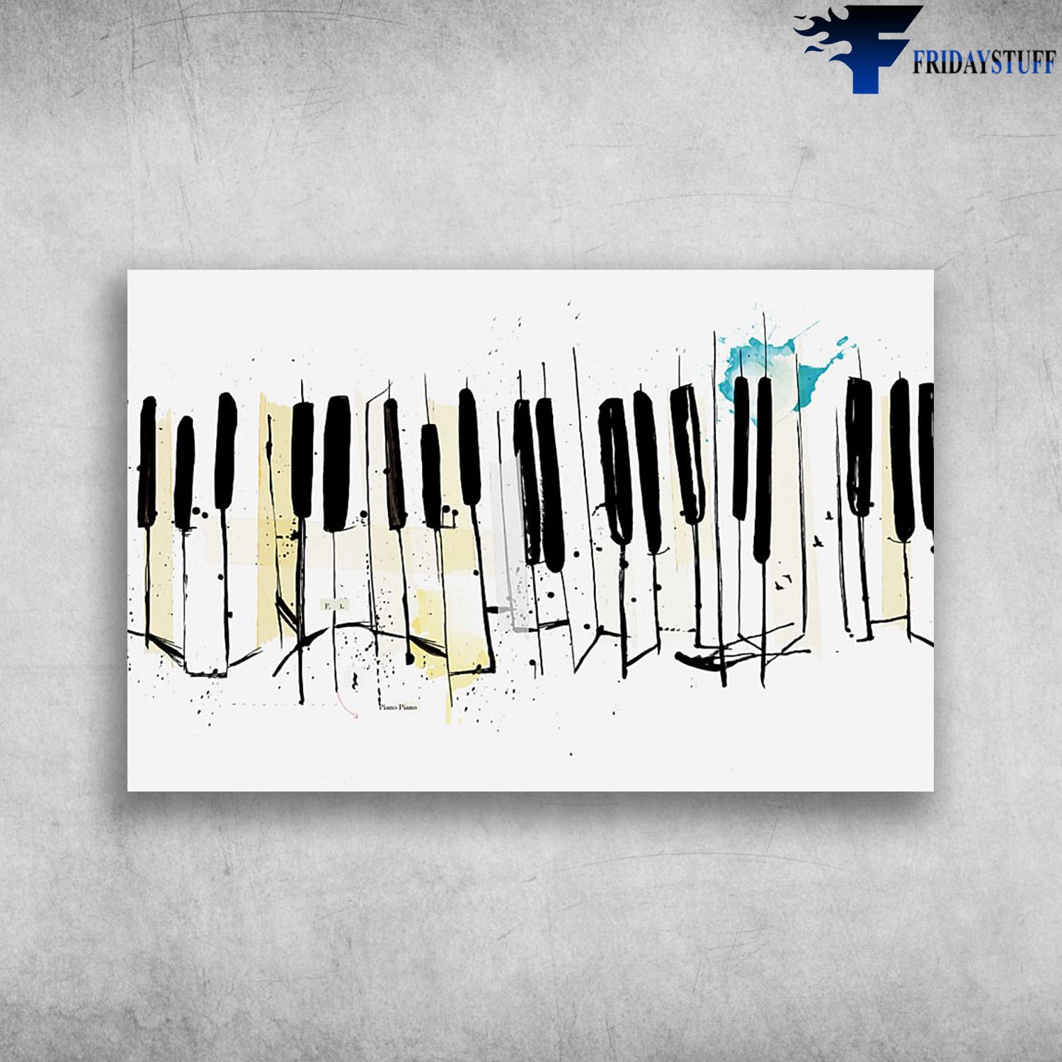 Beautiful Painting Piano Musical Instrument Piano Instrument Keyboard