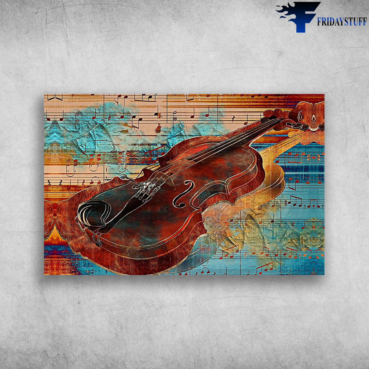 Beautiful Painting Violin Instrument Violin Community