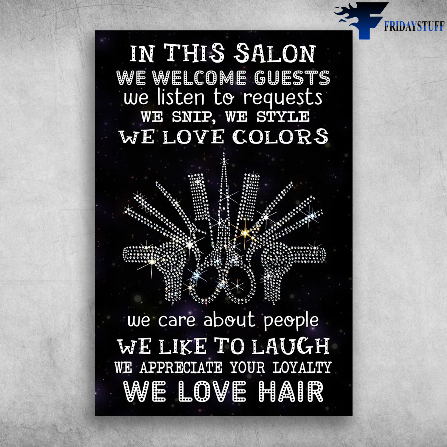 Hairstyling Tools In This Salon We Welcome Guests We Listen To Requests