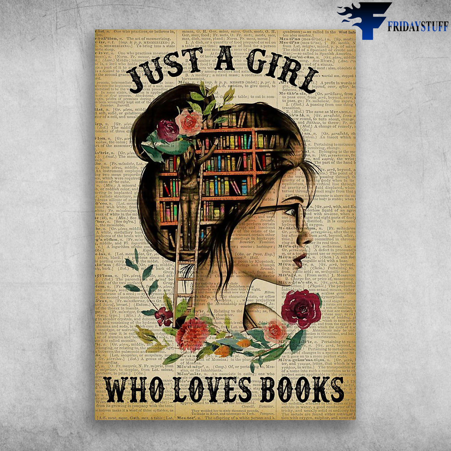 Just A Girl Who Loves Books Beautiful Girls With Her Love Books 