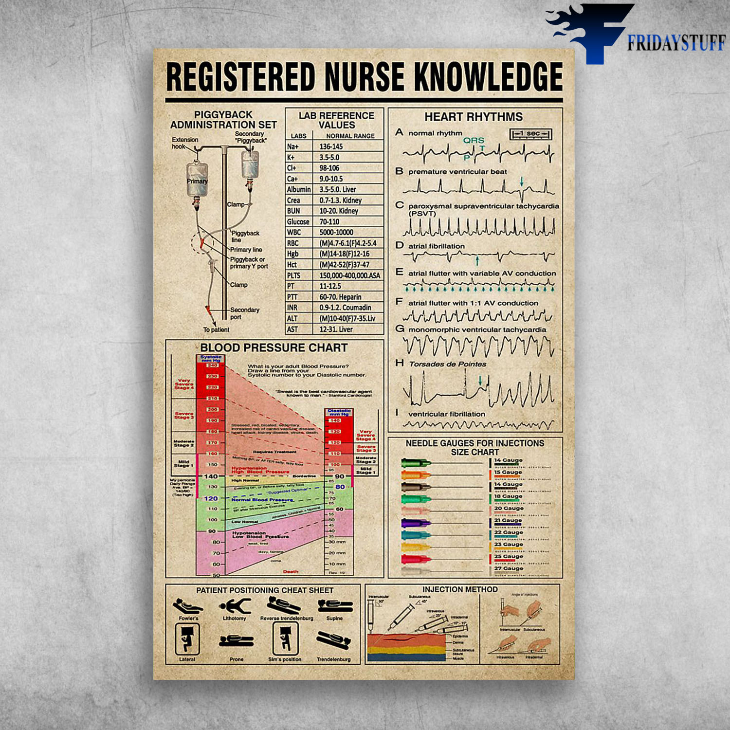 Registered Nurse Knowledge Piggyback Administration Set