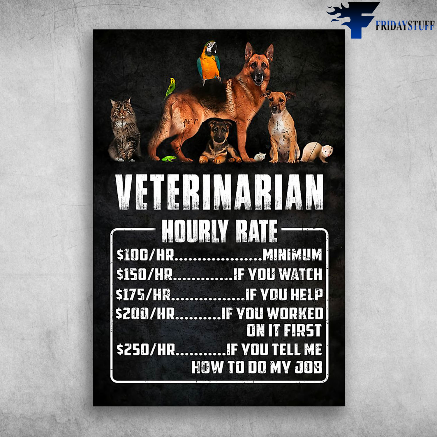 Veterinarian Hourly Rate If You Tell Me How To Do My Job