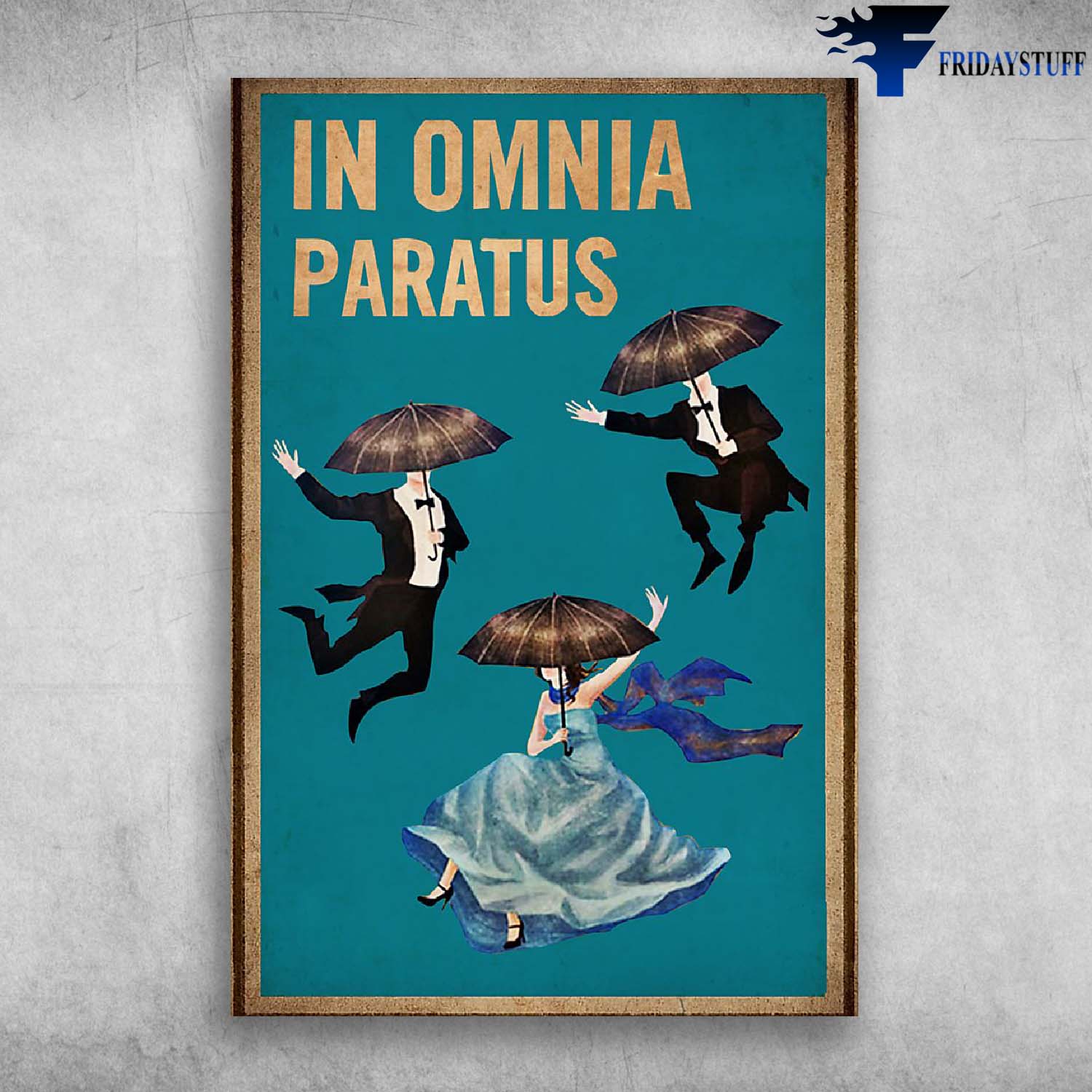 In Omnia Paratus Inspired By Gilmore Girls Canvas Poster Fridaystuff