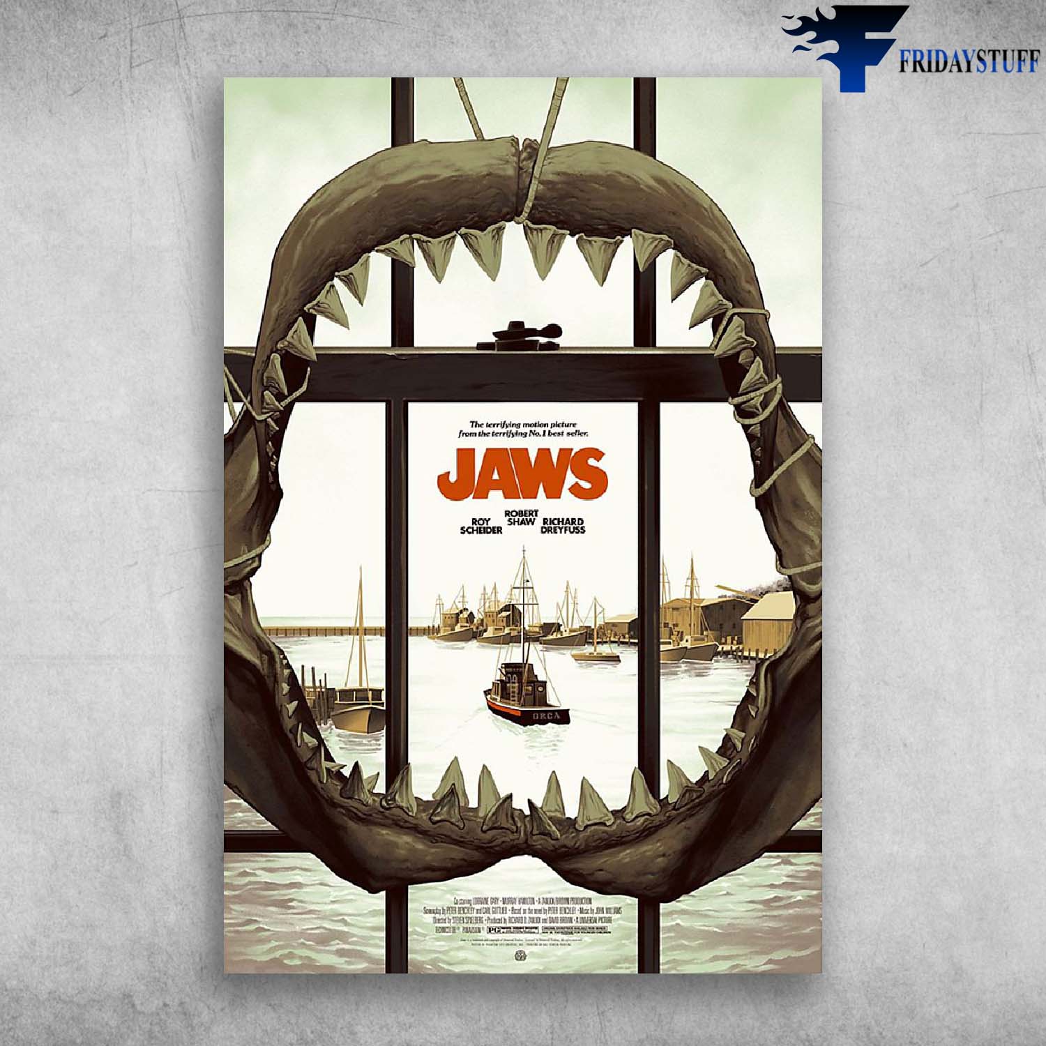 Jaws - Steven Spielberg - Roy Scheider,Richard Dreyfuss,Robert Shaw