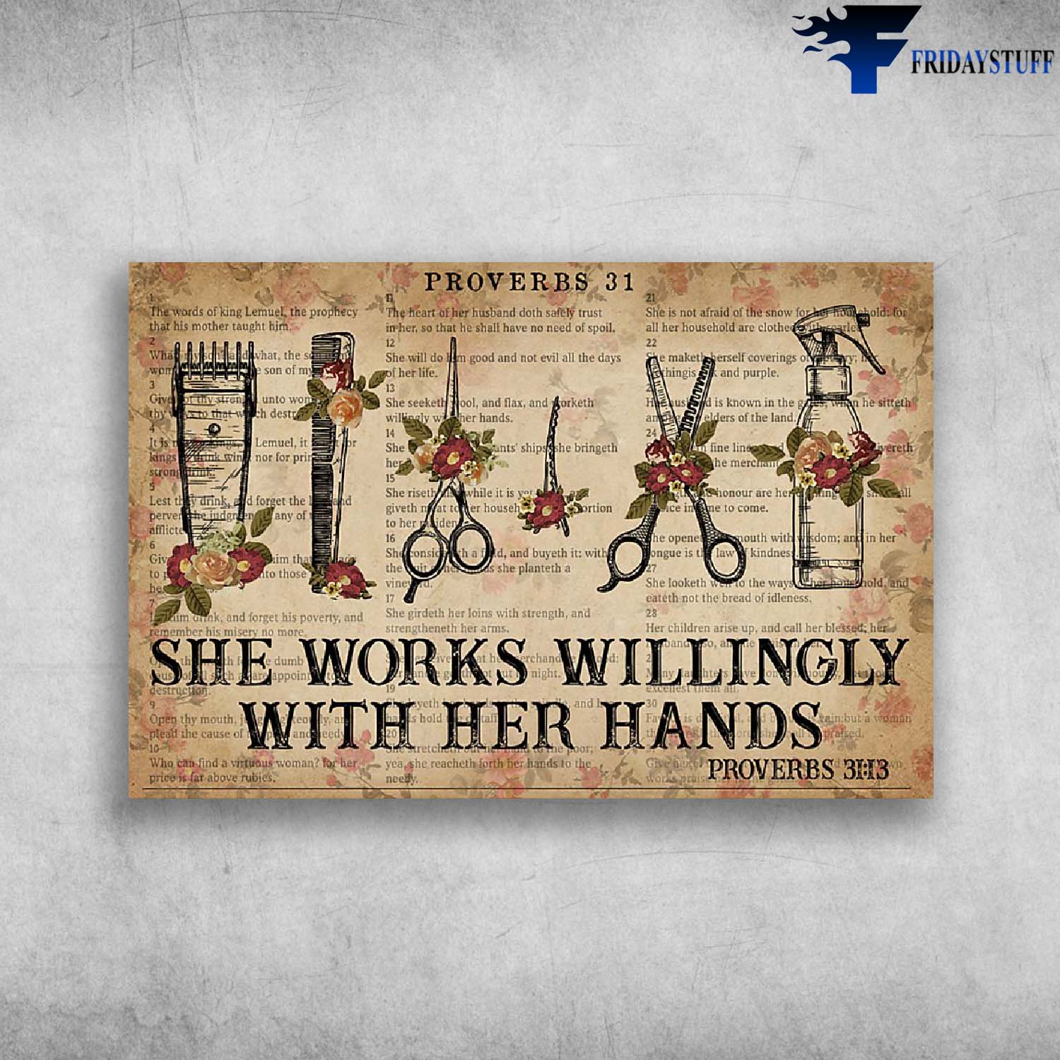 Proverbs 31 - She Works Willingly With Her Hands - Barber