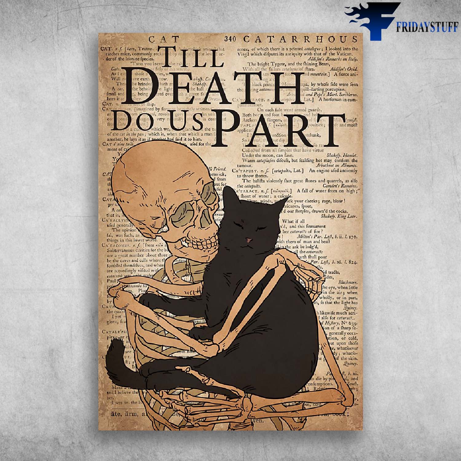 Till Death Do Us Part - Skeleton And Blackcat - Chris Stokes
