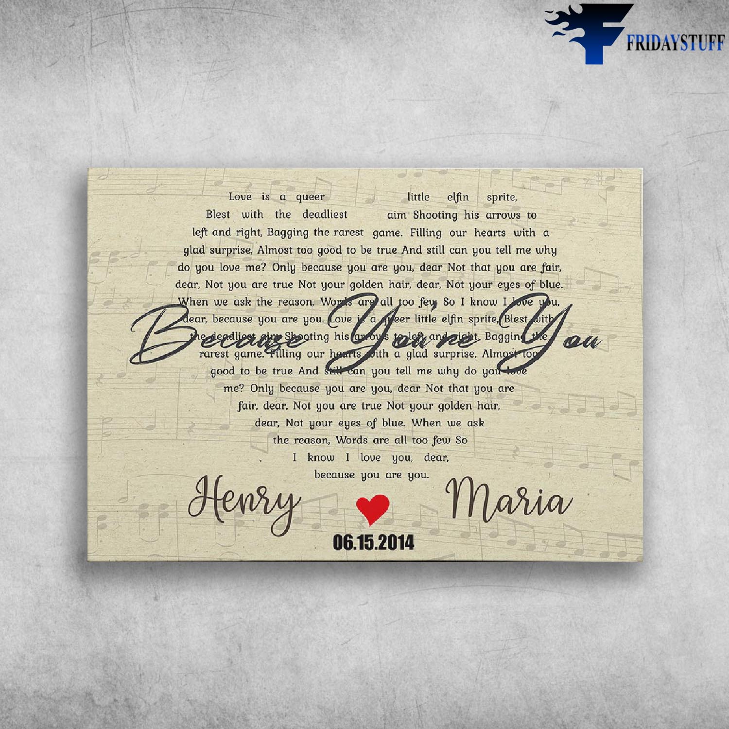 Because You're You - Henry And Maria 06.15.2014