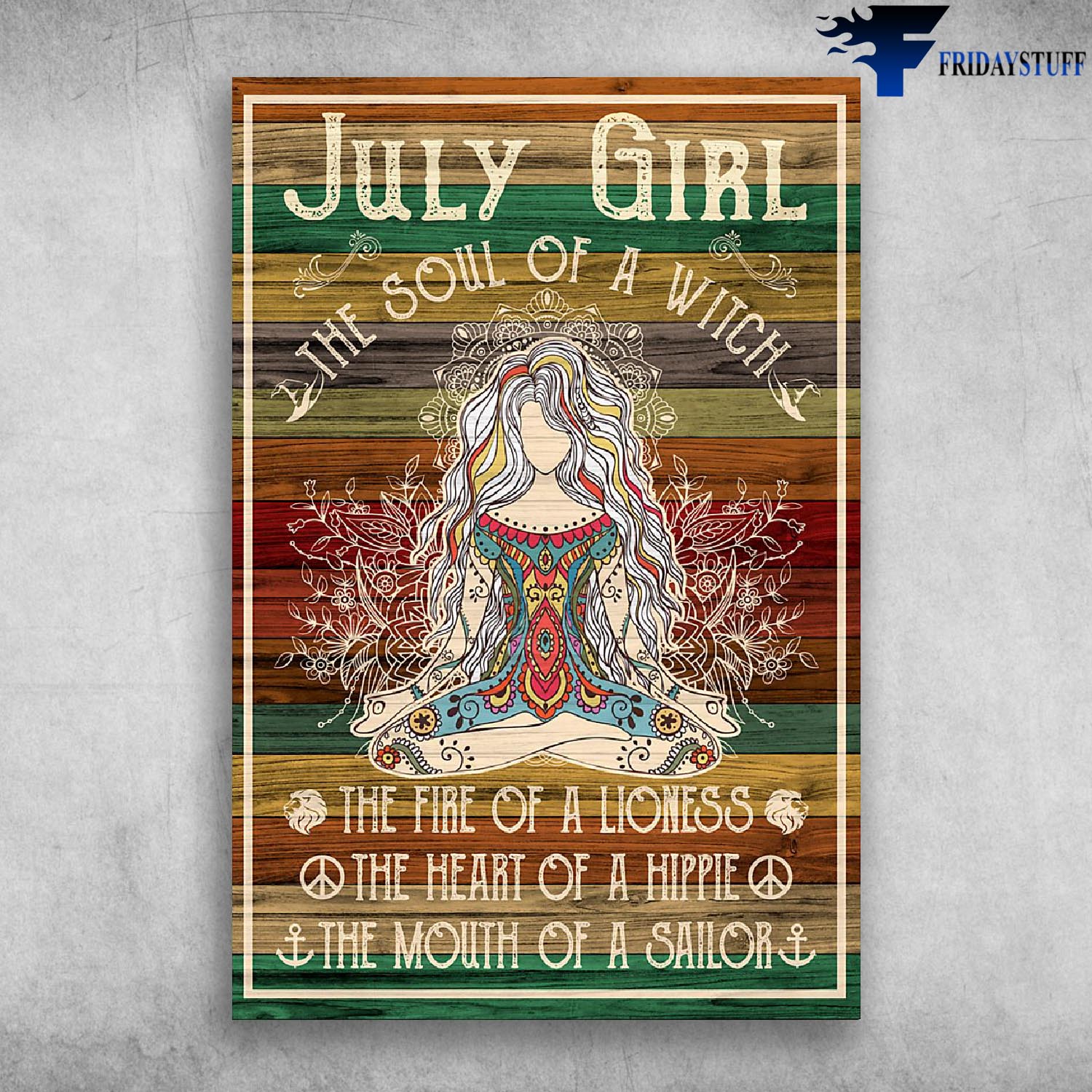 July Girl - The Soul Of A Witch The Fire Of A Liness, Hippie, Sailor