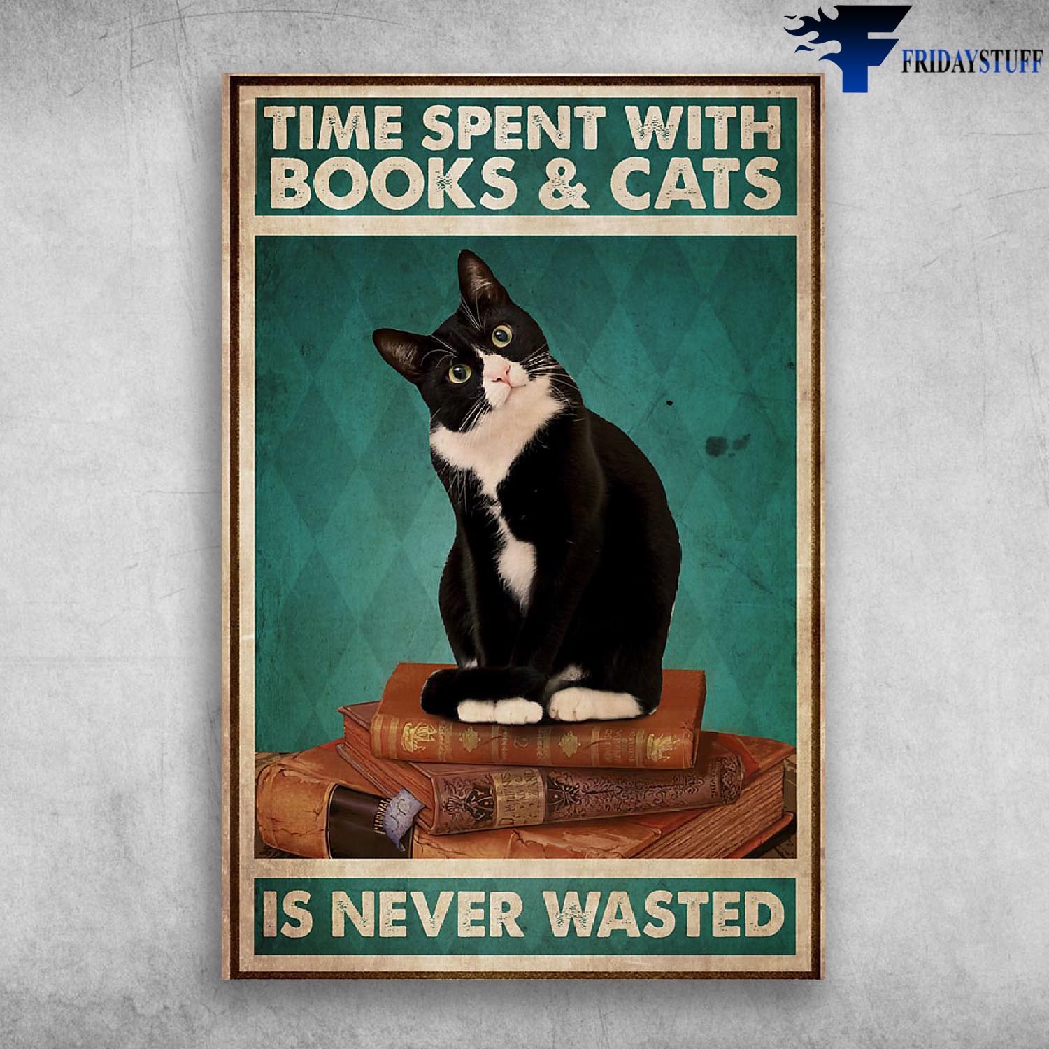 Time Spent With Books & Cats Is Never Waster
