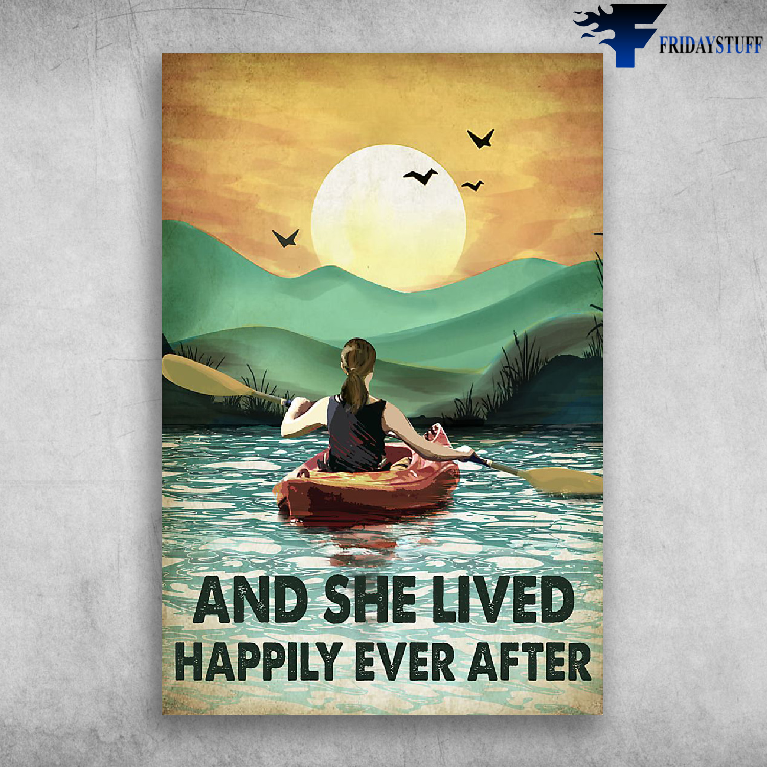 And She Lived Happily Ever - Girl and Rowing Sport