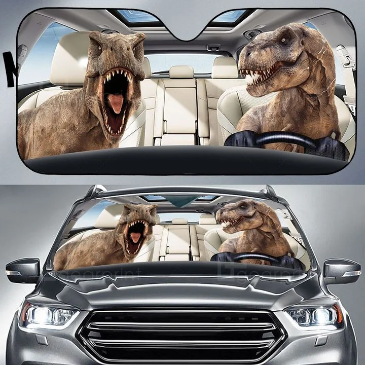 Driving Car - Dinosaur