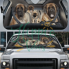 Funny Mastiff Dog Family Driving
