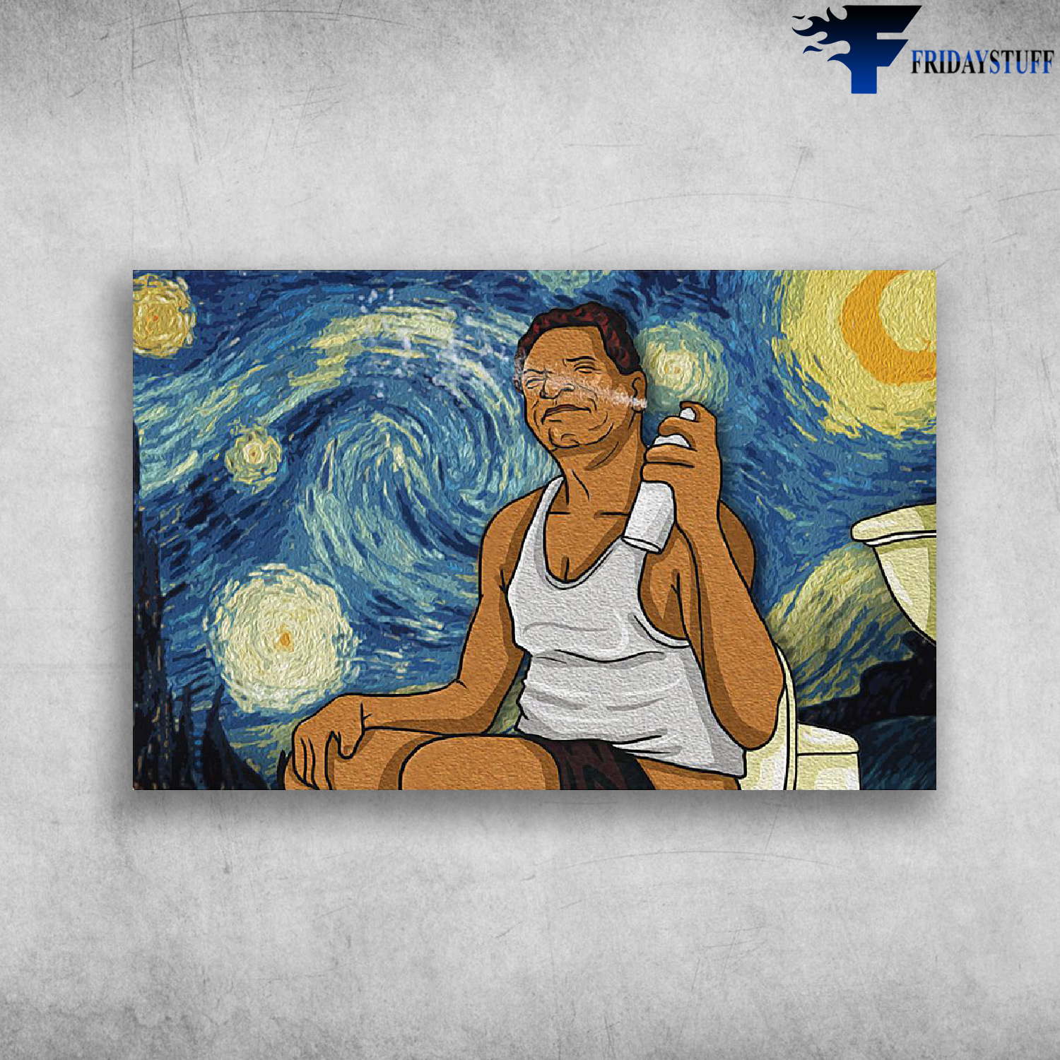 Funny Moment The Man In Toilet Best Moments Starry Night Van Gogh