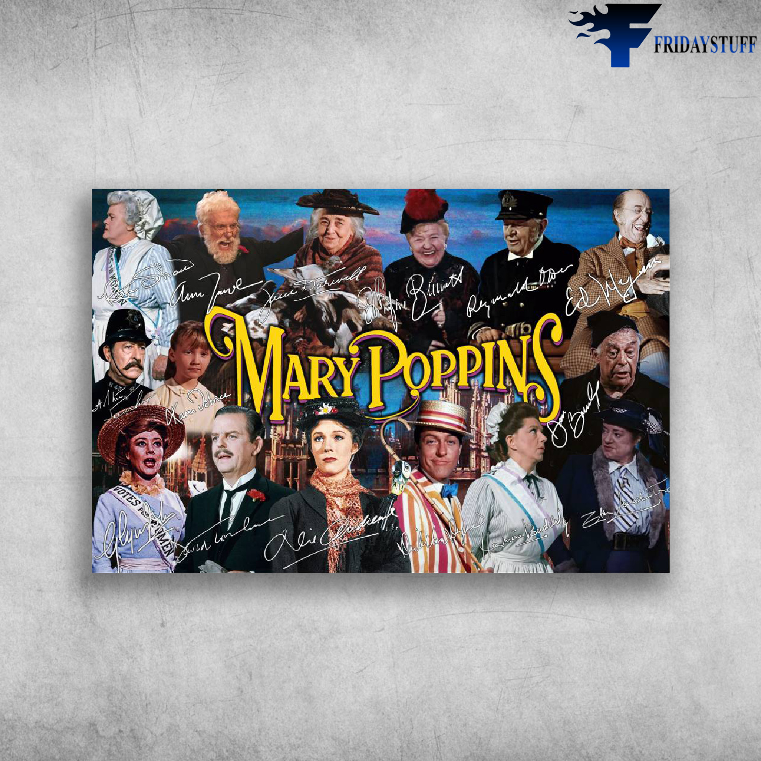 Mary Poppins - Robert Stevenson - Pamela Lyndon Travers - Actor and Signature