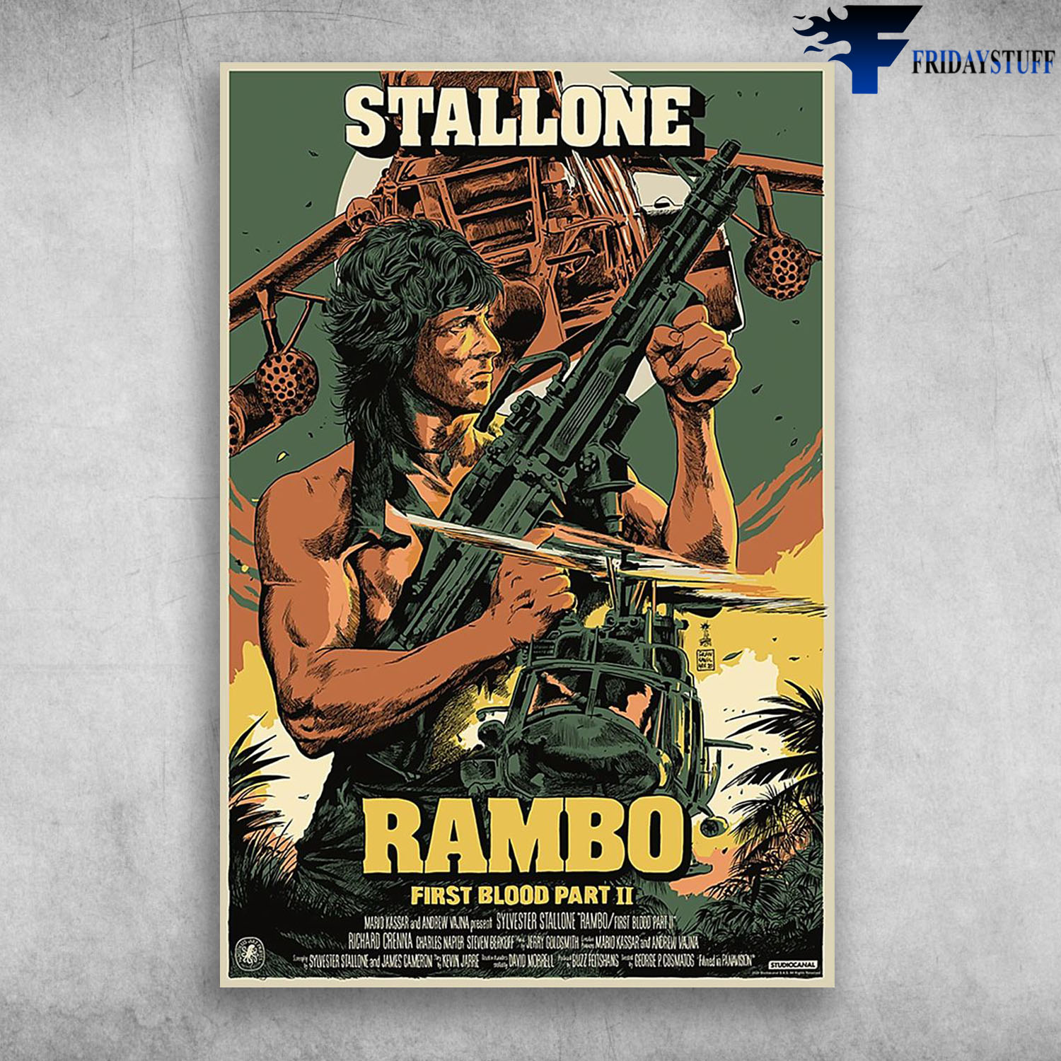 Stallone Rambo First Blood Part II