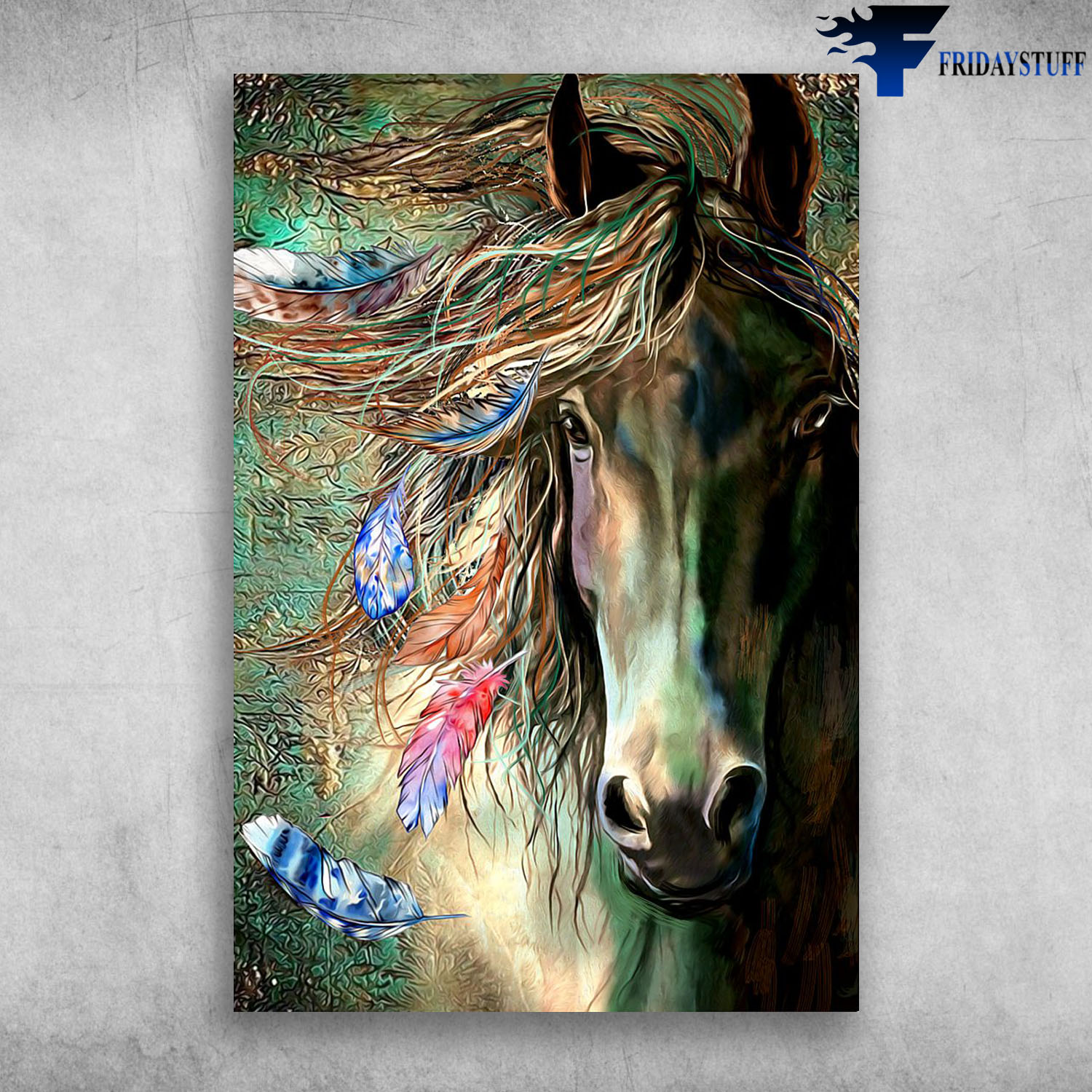 Watercolor Horse Art