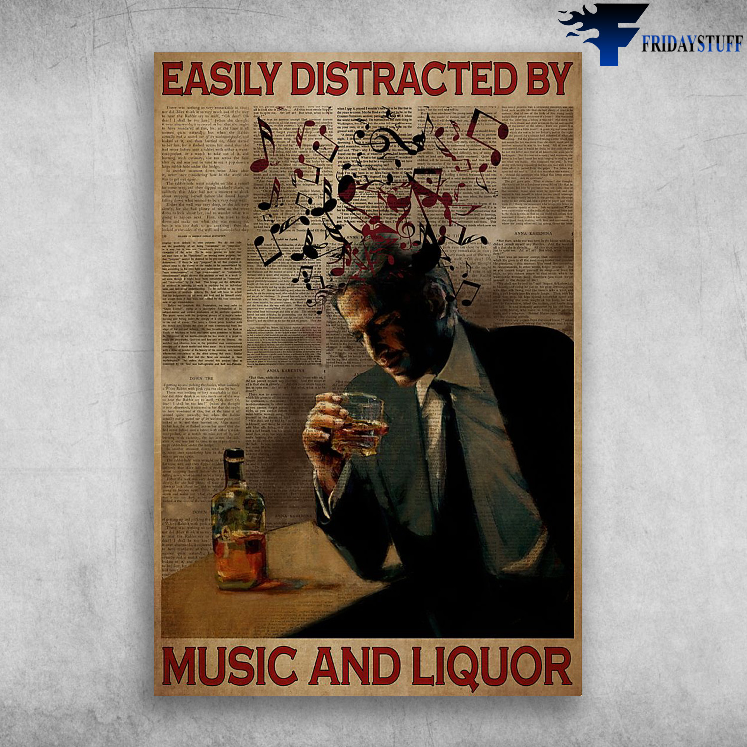 Easily Distracted By Music And Liquor