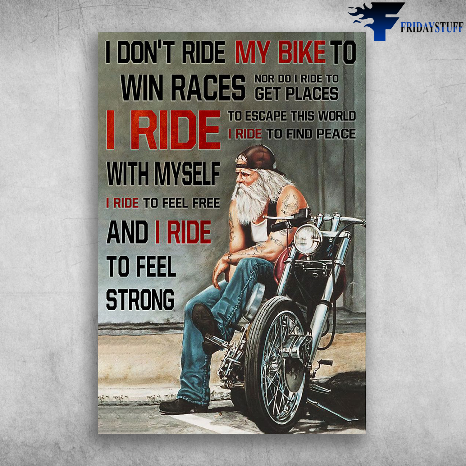 I Don't Ride My Bike To Win Races I Ride With Myself
