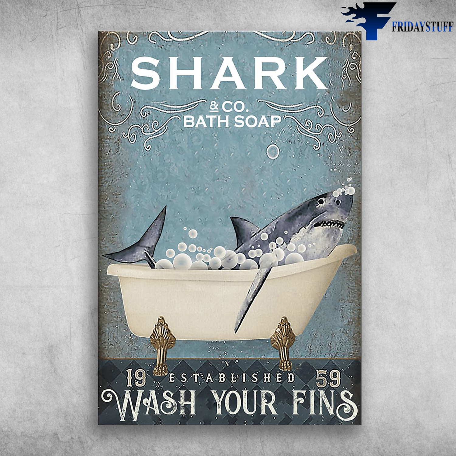 Shark Bath Soap 19 Established 59 Wash Your Finds