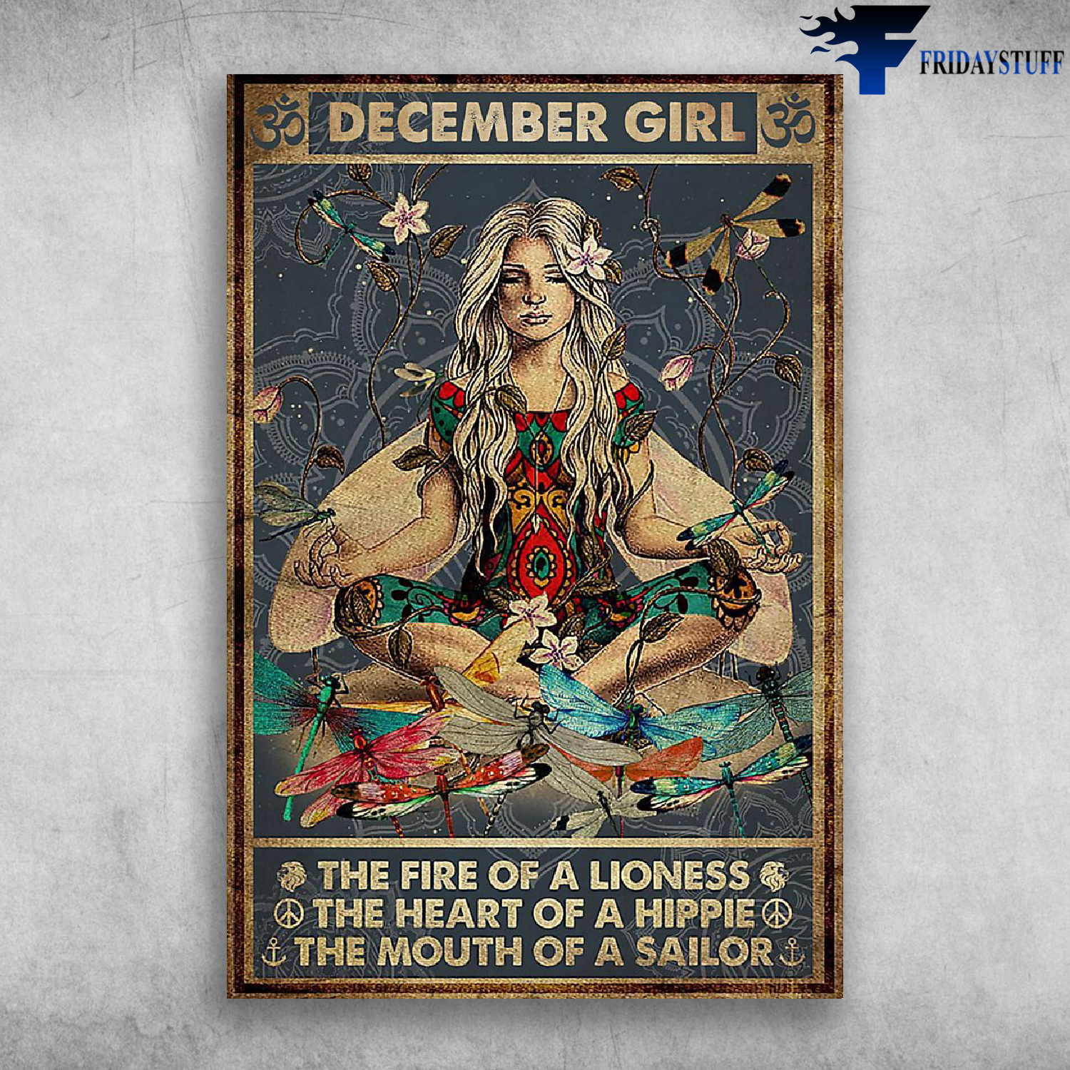 December Girl The Fire Of A Lioness Hippie Sailor