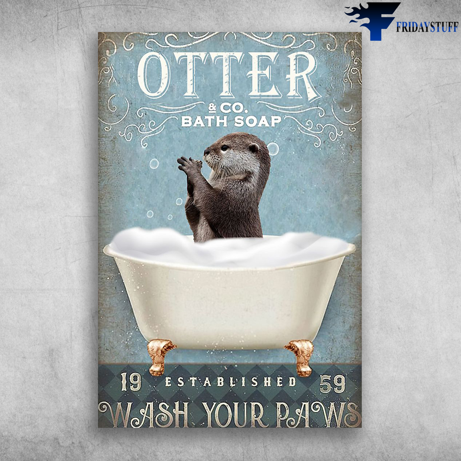Otter Bath Soap 19 Established 59 Wash Your Paws