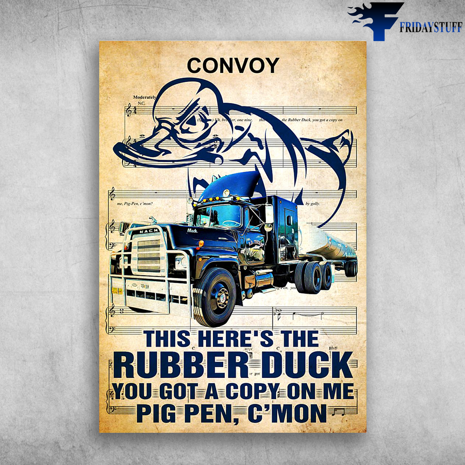 Trouwens Onderbreking broeden Convoy Film and The Truck_This Here's The Rubber Duck - FridayStuff