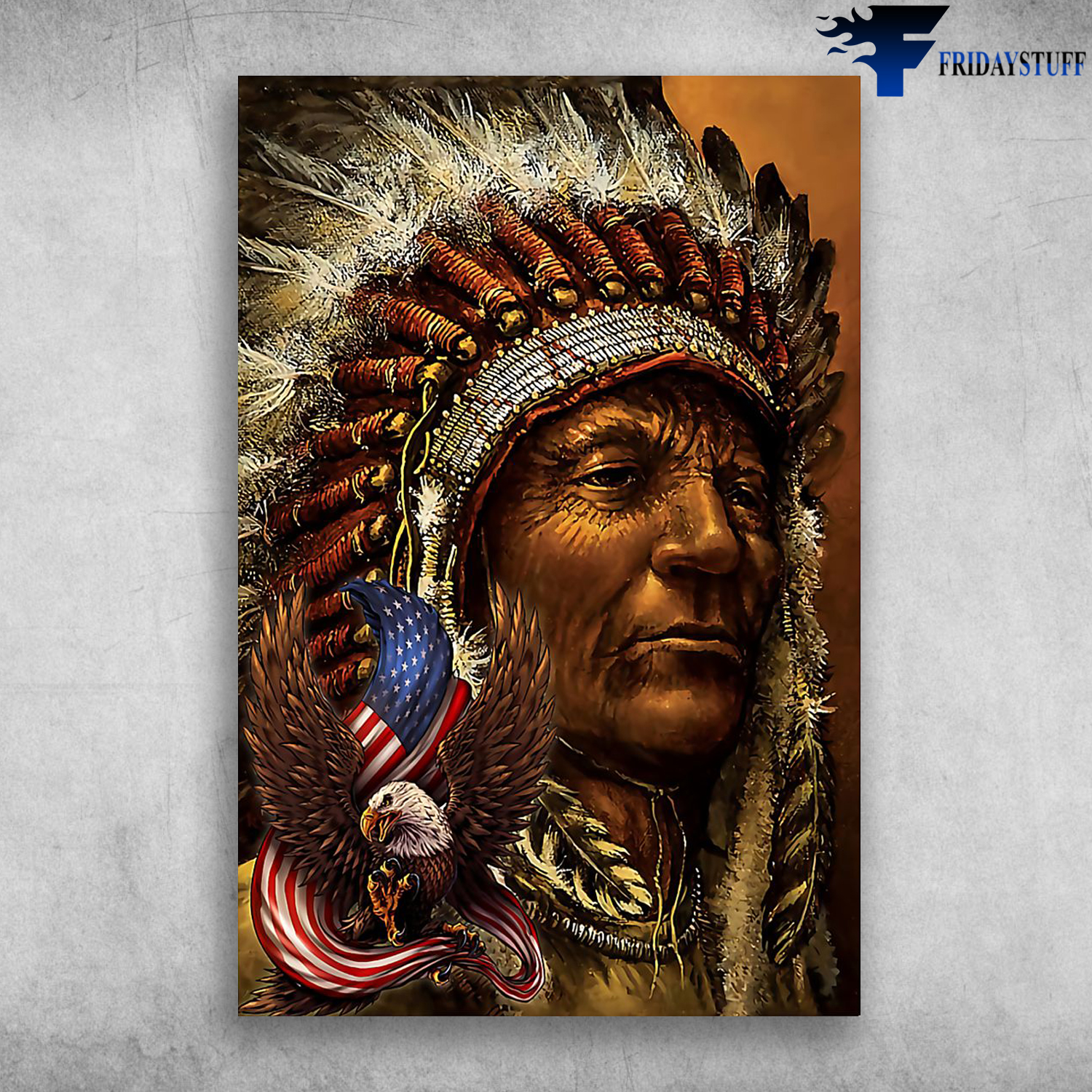 Eagle Native American Man - The patriarch