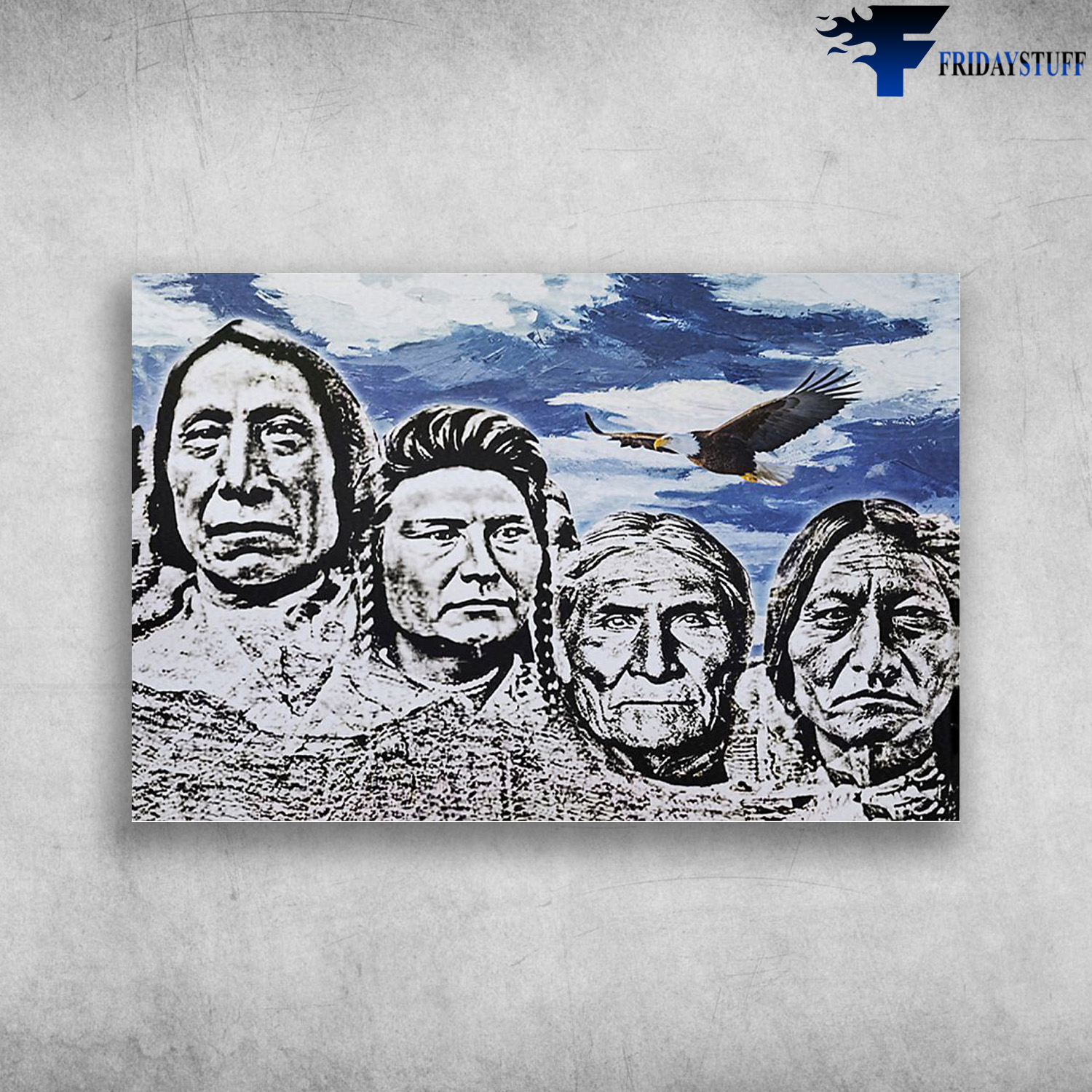 Founding Fathers And The Eagle - Mount Rushmore