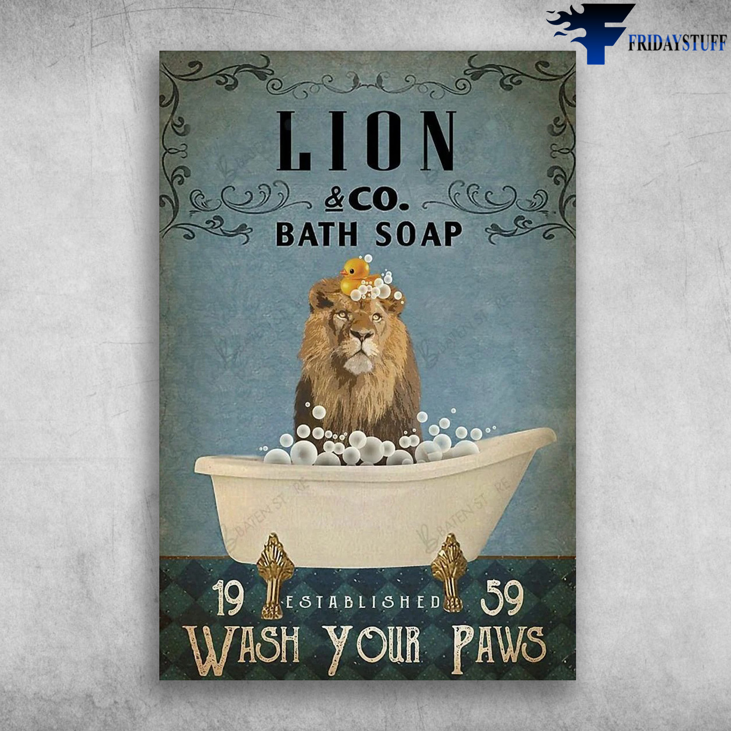 Lion & CO. Bath Soap - Wash Your Paws