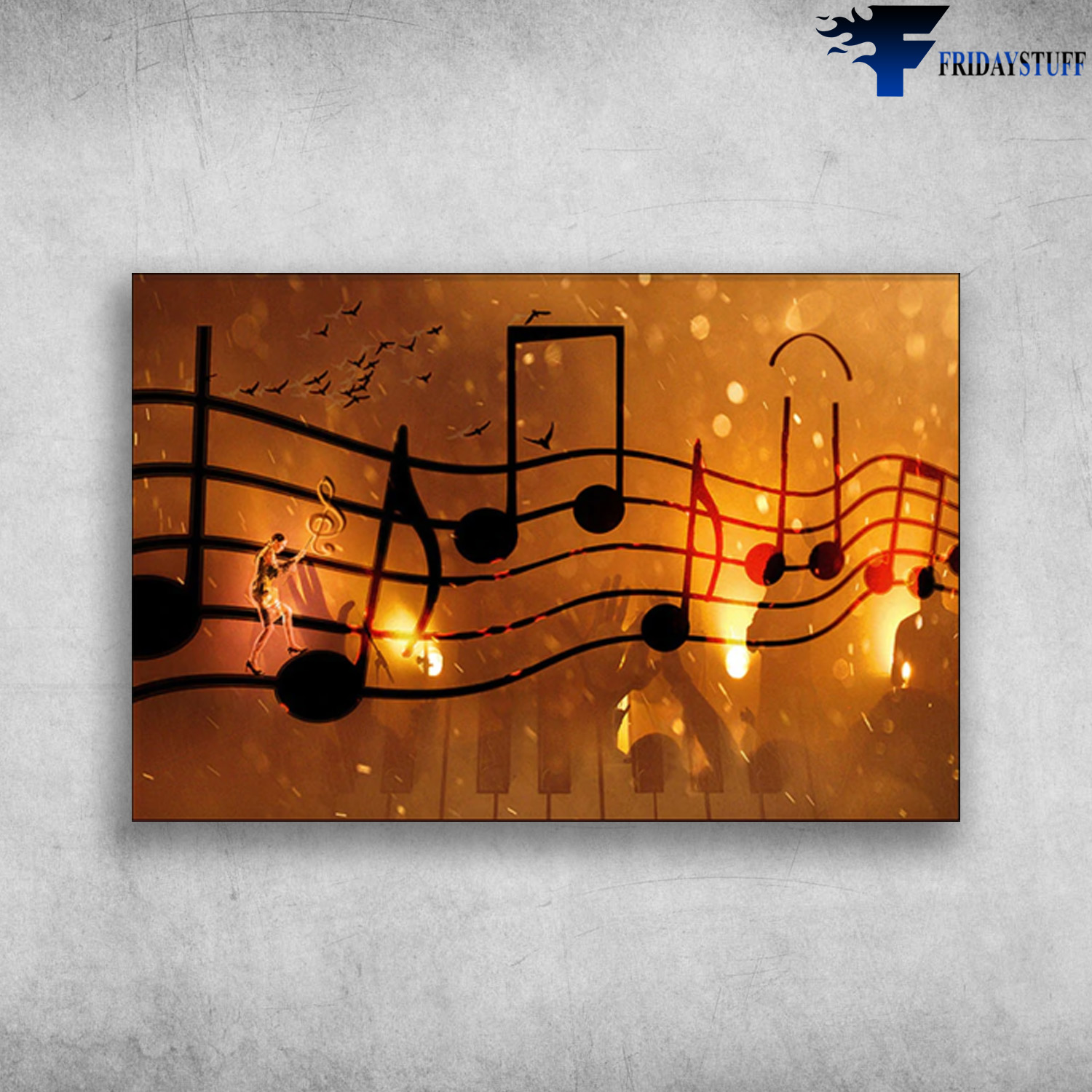 Music Tunes With Musical Background - Women And Sol Note