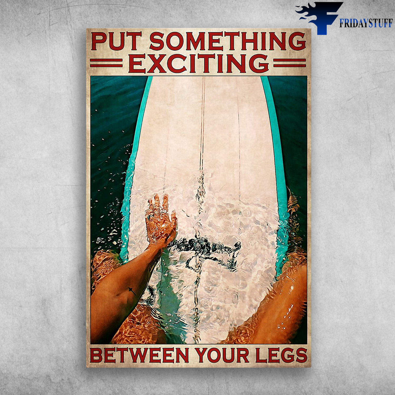 Person Sit On The Surf Board - Put Something Exciting Between Your Legs