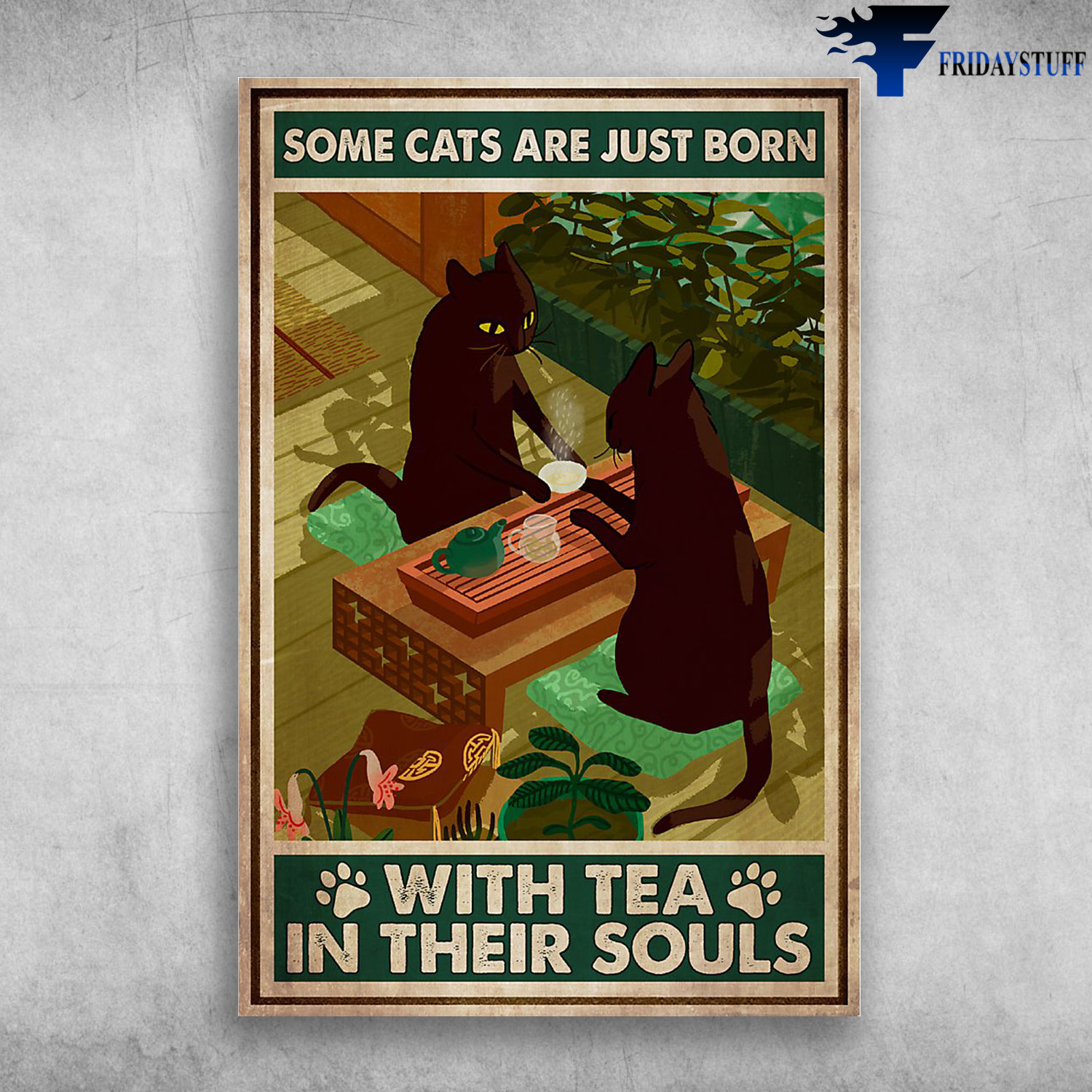Two Cats Love Tea - Some Cats Just Born With Tea In Their Souls