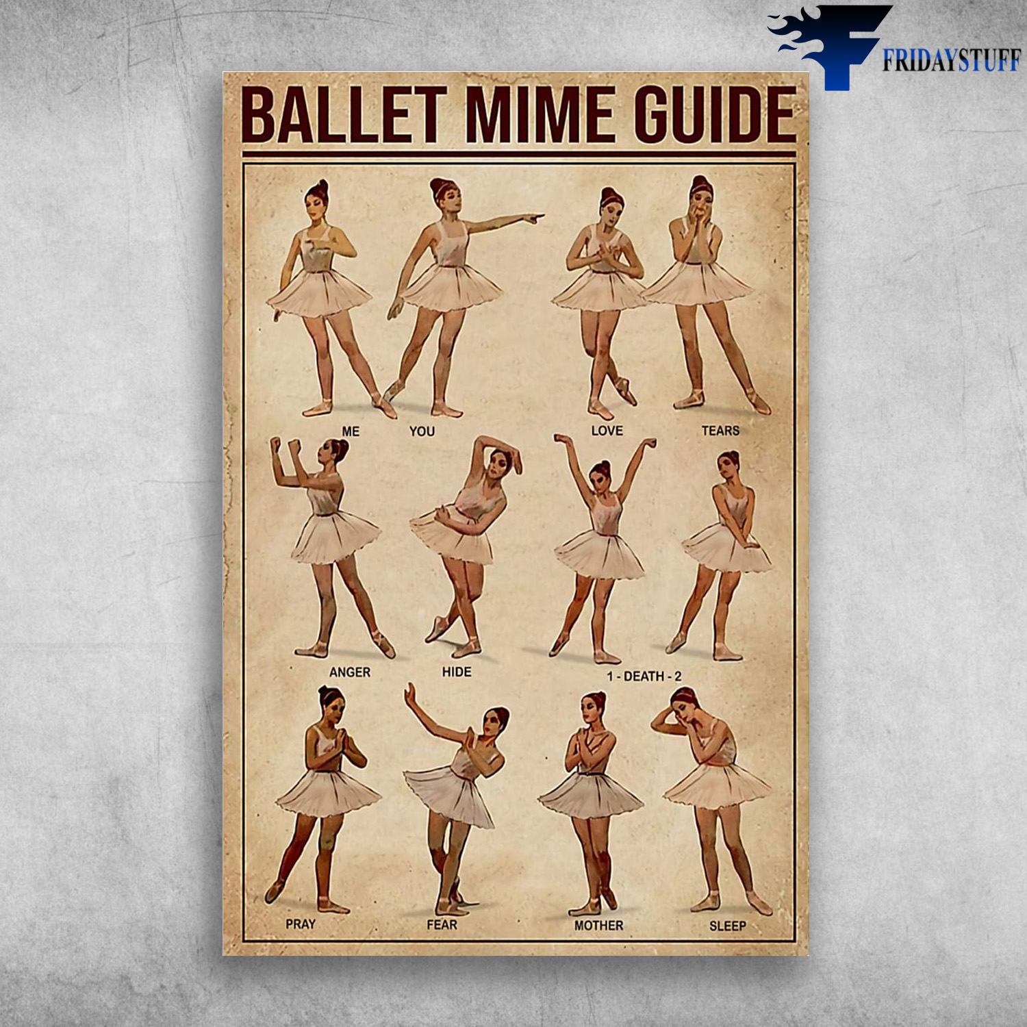 Ballet Mime Guide - The Poses Of Ballet Mime