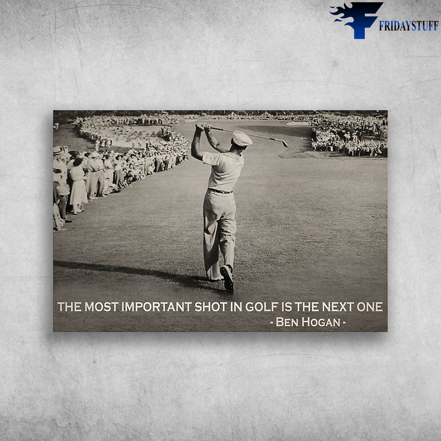Ben Hogan Playing Golf - The Most Important Shot In Golf Is The Next One