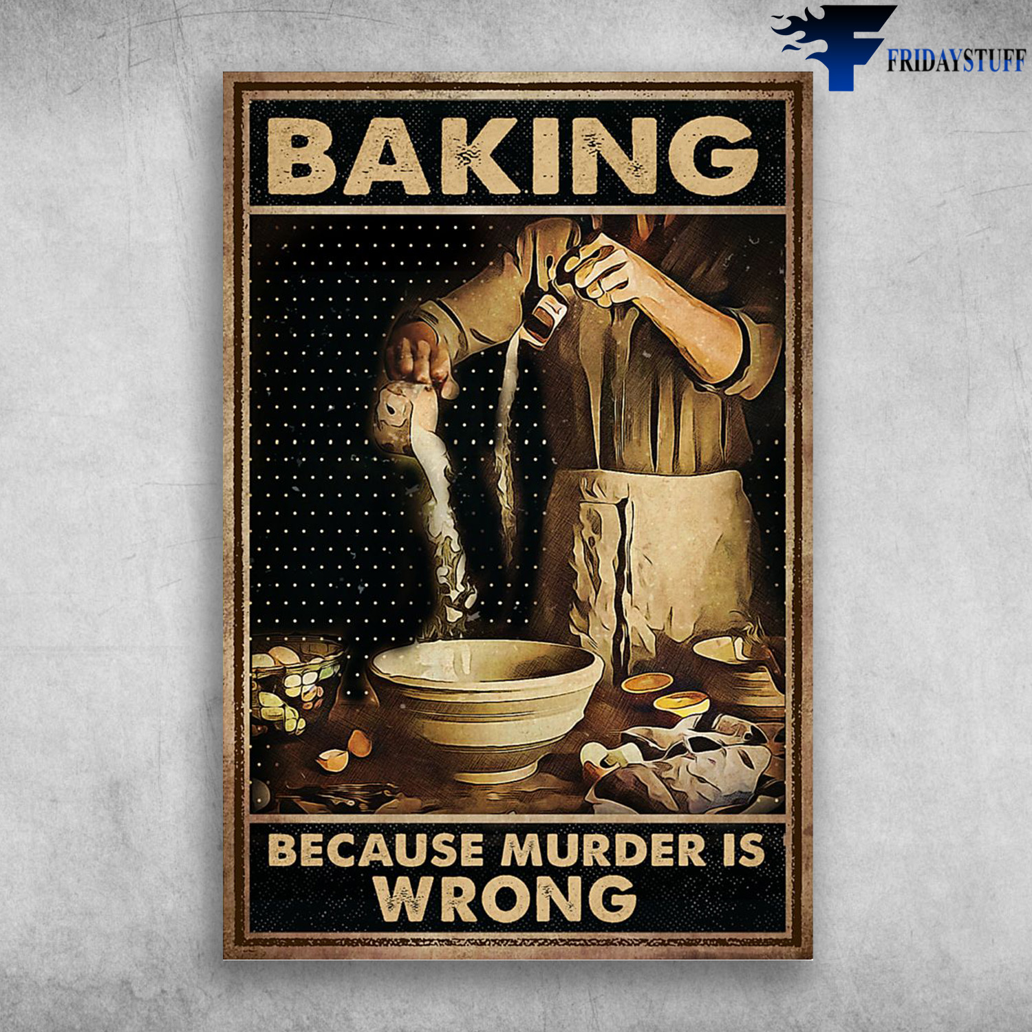 Baking Man - Because Murder Is Wrong, Cooking Man, The Kitchen