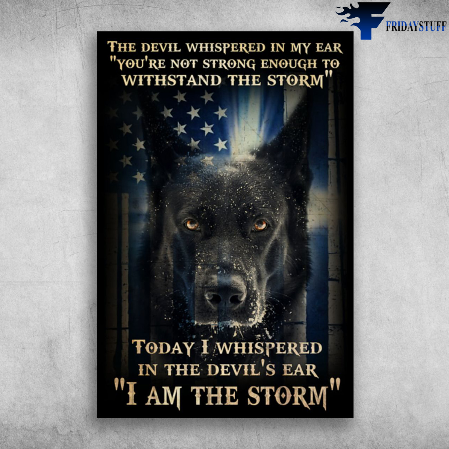 Black Dog - The Devil Whispered, In My Ear, You Not Strong, Enough To Withstand The Storm, To Day, I Whispered In The Devil's Ear, I Am The Storm