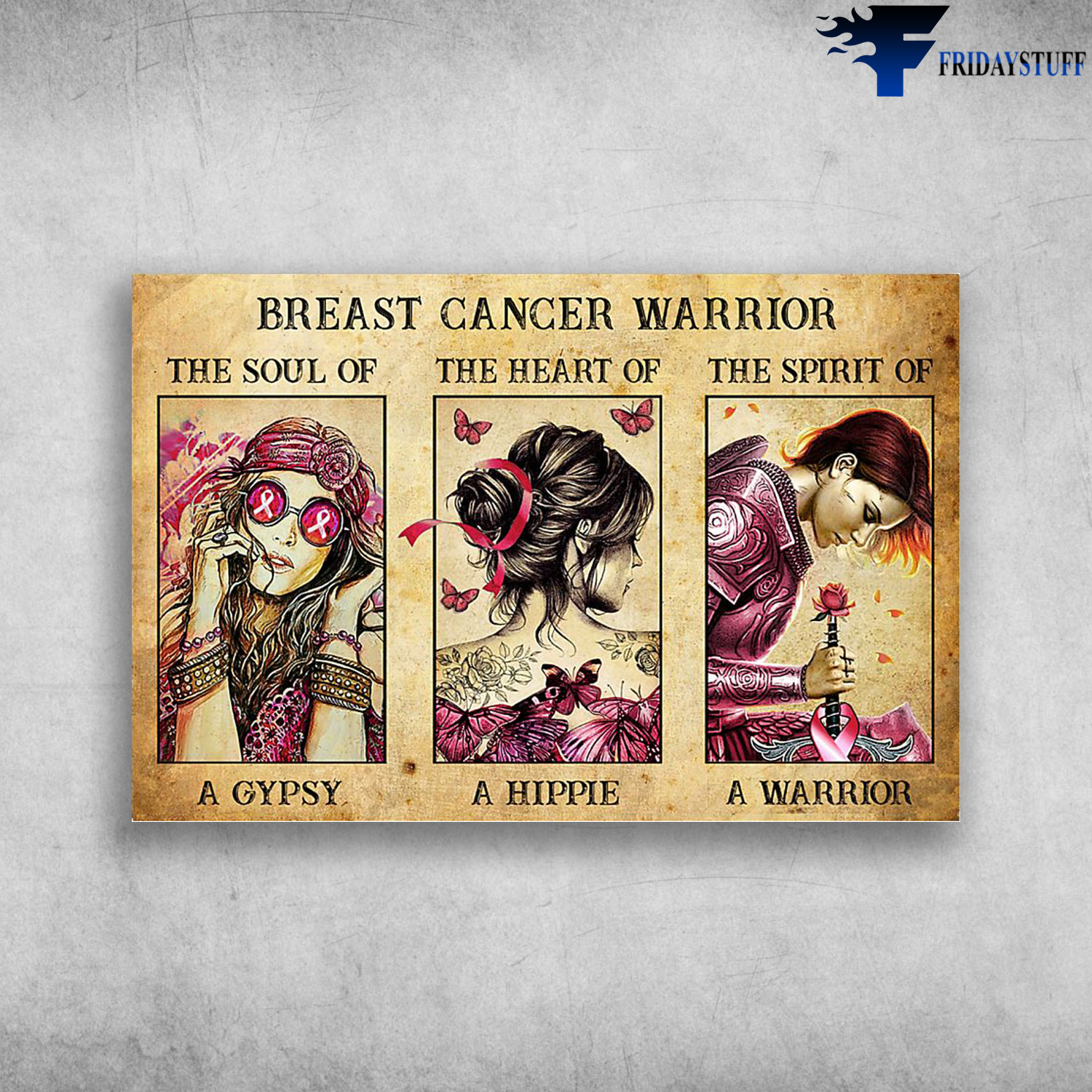 Breast Cancer Warrior - The Soul Of A Gypsy, The Heart Of A Hippie, The Spirit Of A Warrior