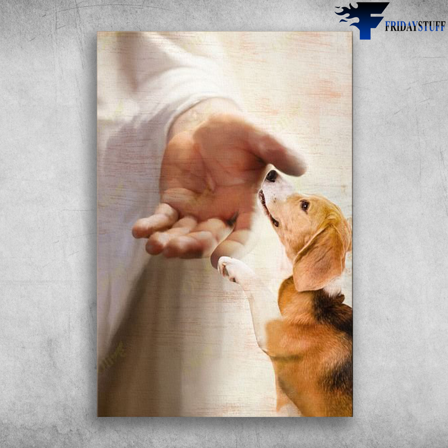 God Hand With Beagle