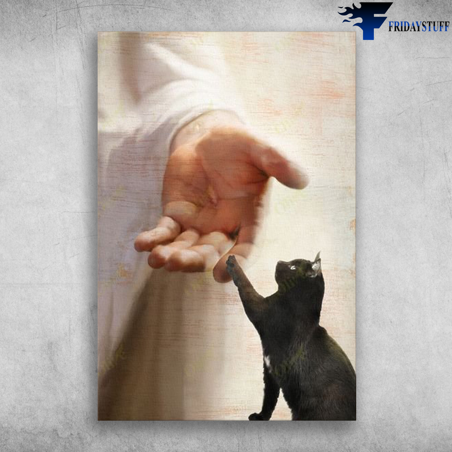 God Hand With Black Cat