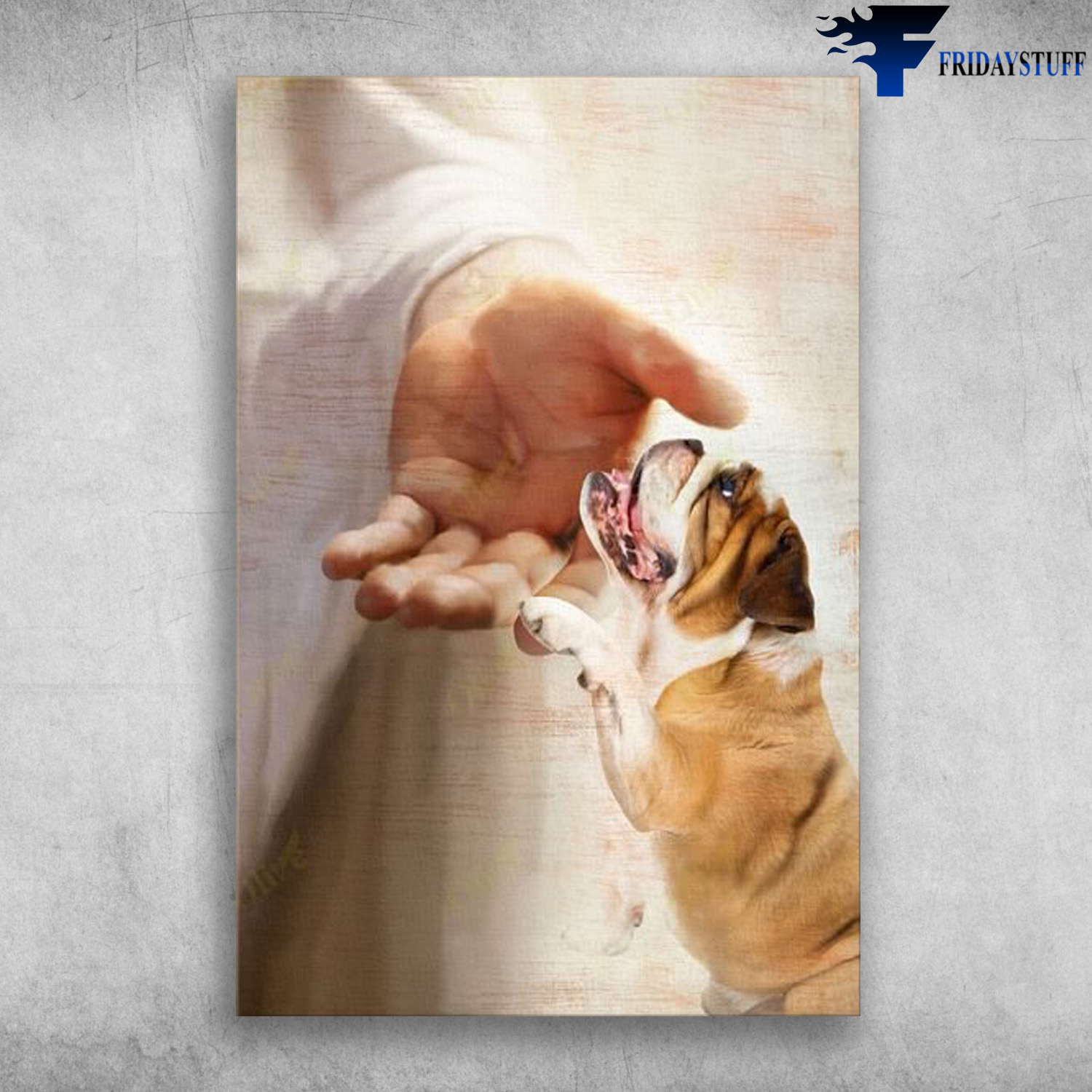 God Hand With Bulldog